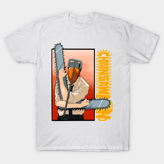 Chainsaw Man Denji T-Shirt by Uzzi Watson